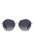 Tommy Hilfiger geometric-frame sunglasses - Yellow