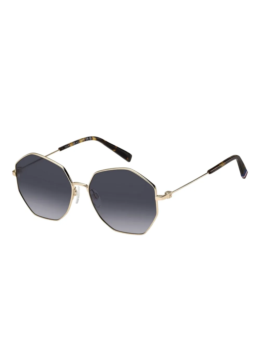 Tommy Hilfiger geometric-frame sunglasses - Geel