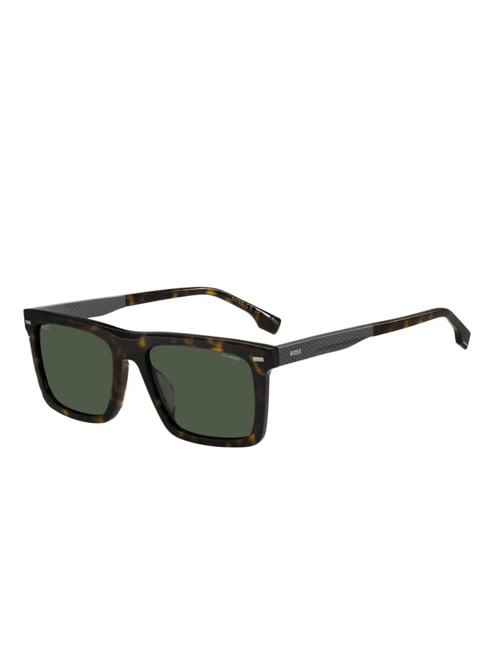 BOSS square-frame sunglasses Zwart