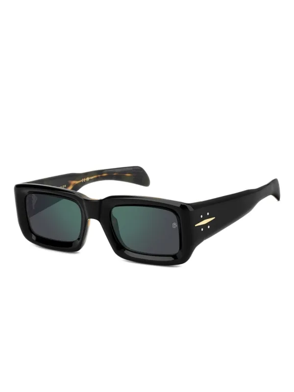 DAVID BECKHAM EYEWEAR スクエアフレーム サングラス | ブラック 