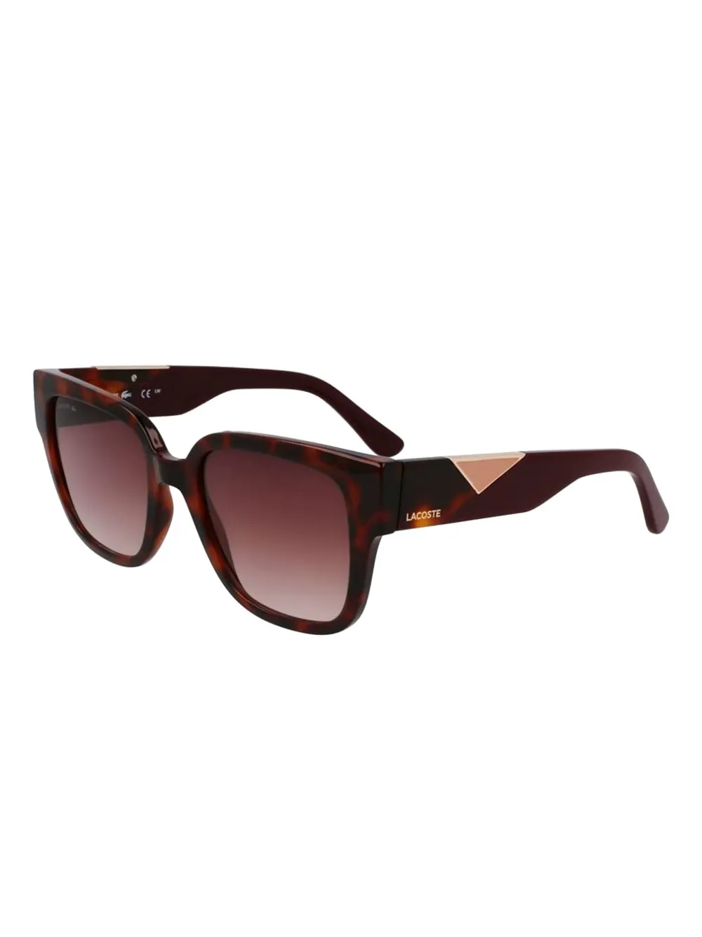 Lacoste tortoiseshell square sunglasses Bruin