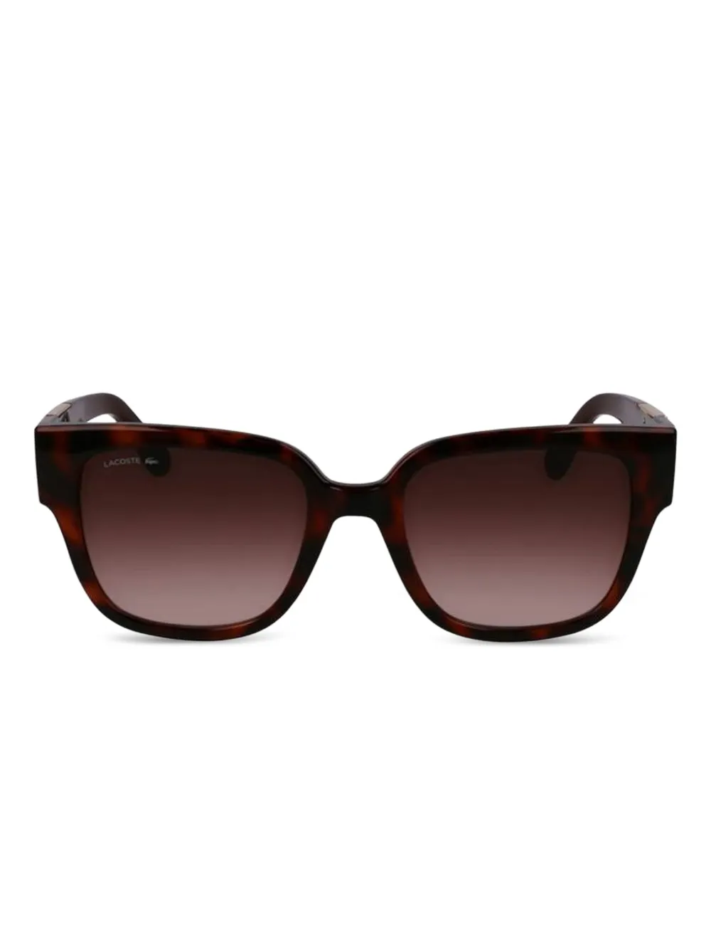 Lacoste tortoiseshell square sunglasses Bruin