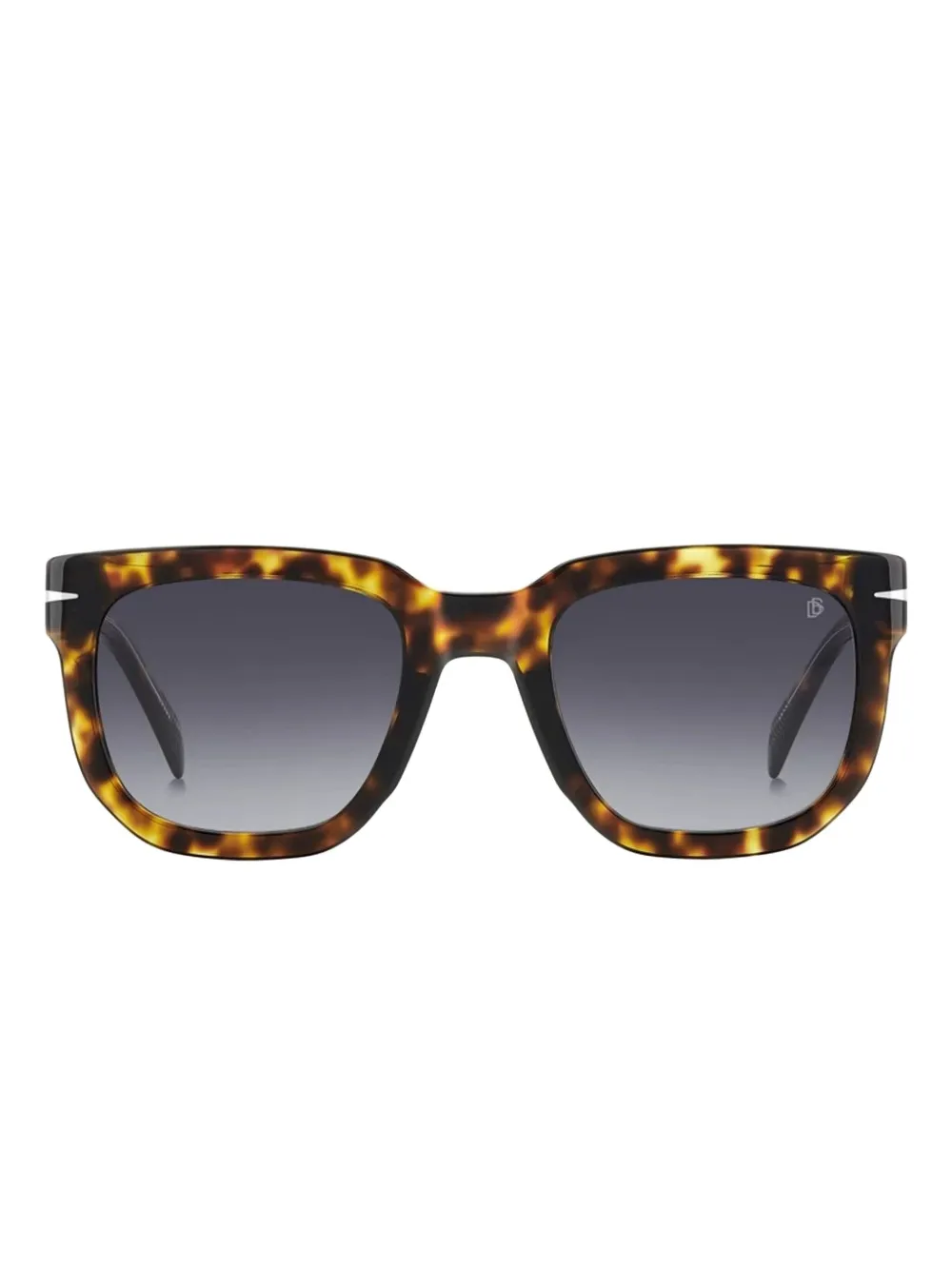 DAVID BECKHAM EYEWEAR tortoiseshell square sunglasses - ブラウン DAVID BECKHAM EYEWEAR tortoiseshell square sunglasses - ブラウン