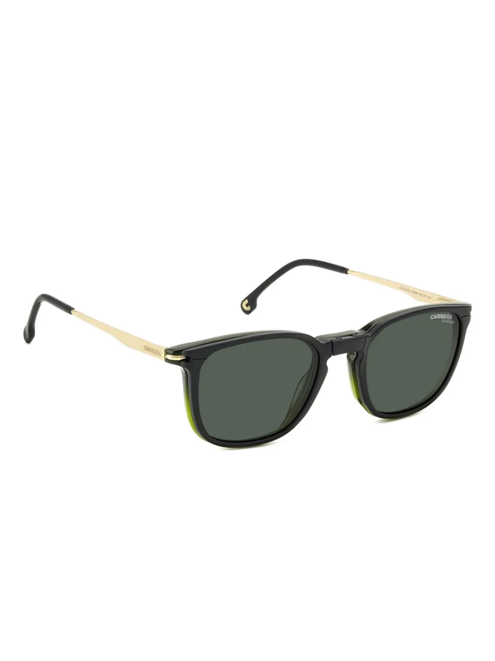 Carrera clip-on square-frame sunglasses Zwart