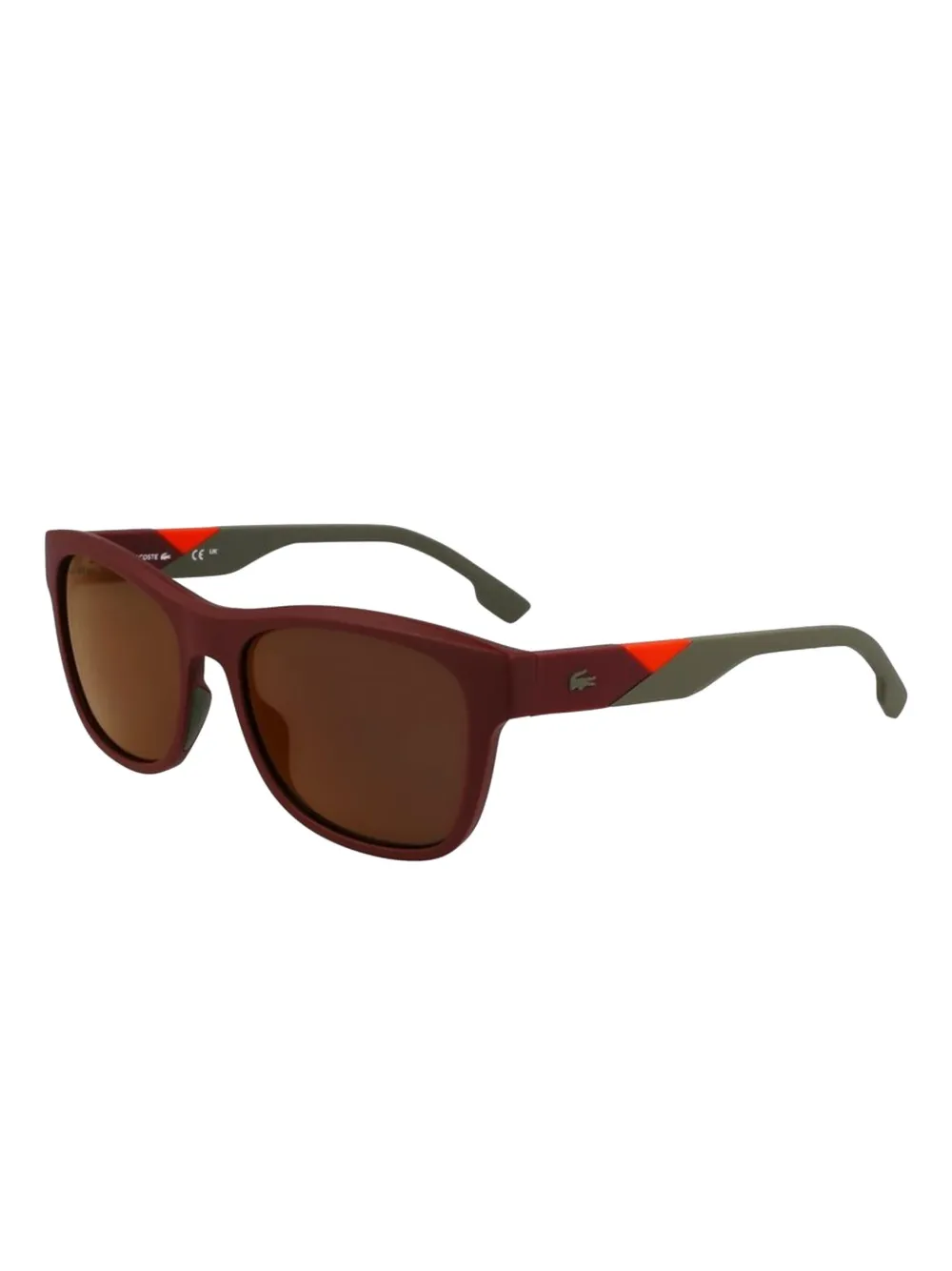 Lacoste square-frame sunglasses Rood