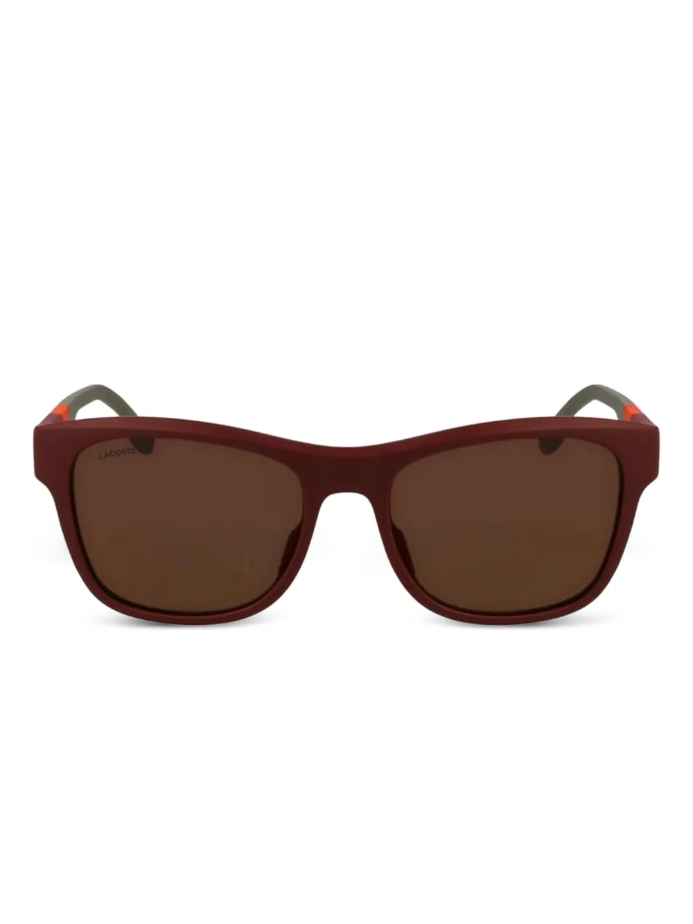 Lacoste square-frame sunglasses Rood