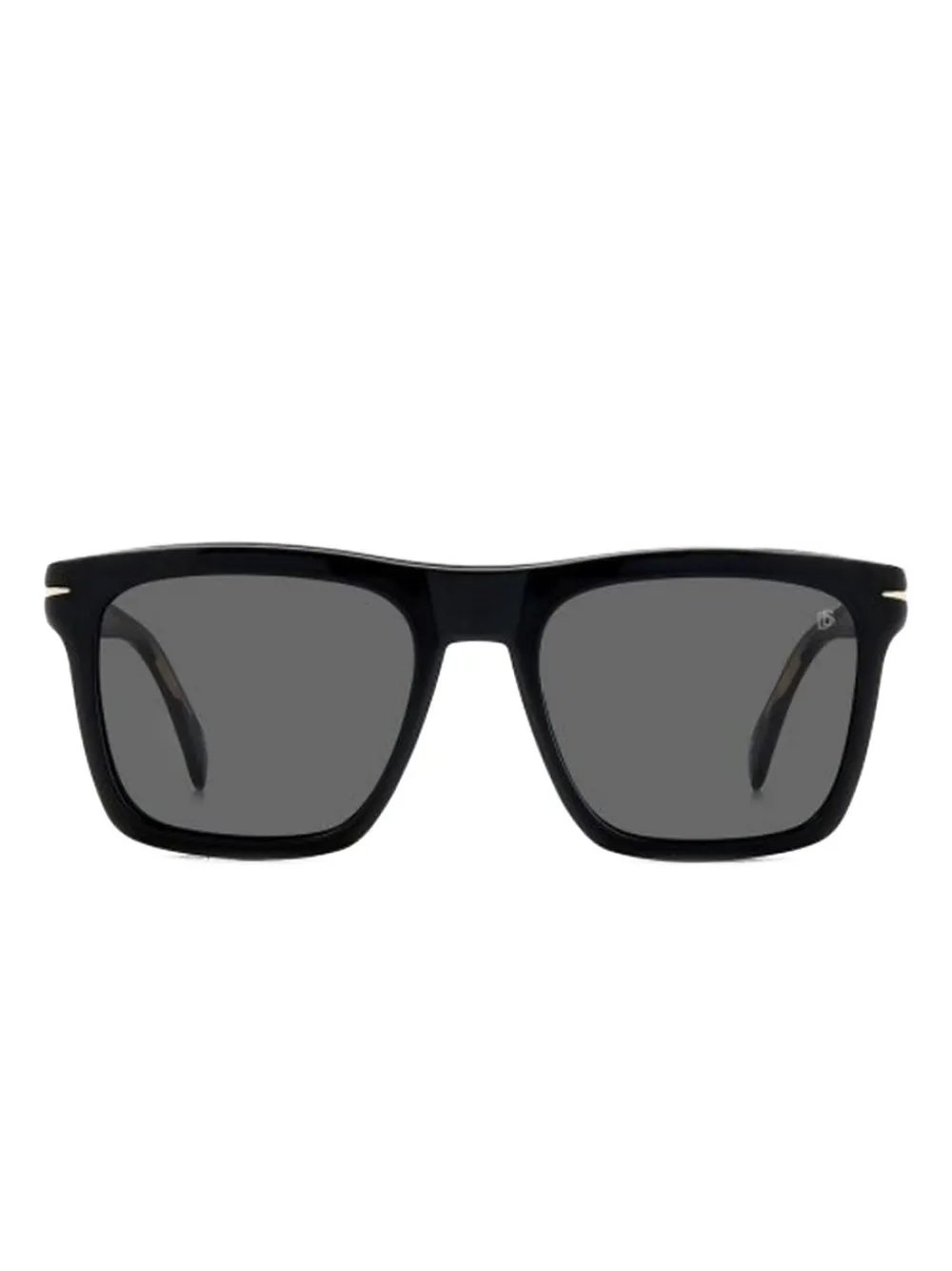 DAVID BECKHAM EYEWEAR square-frame clip-on sunglasses - ブラック DAVID BECKHAM EYEWEAR square-frame clip-on sunglasses - ブラック