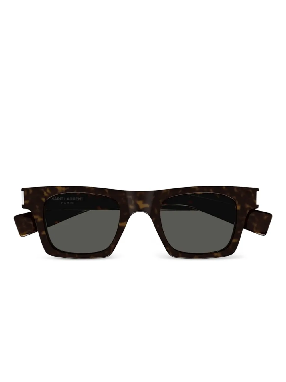 Saint Laurent Eyewear tortoiseshell-pattern sunglasses Bruin