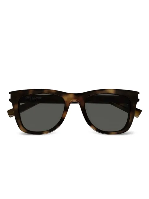 Saint Laurent tortoiseshell square-frame sunglasses
