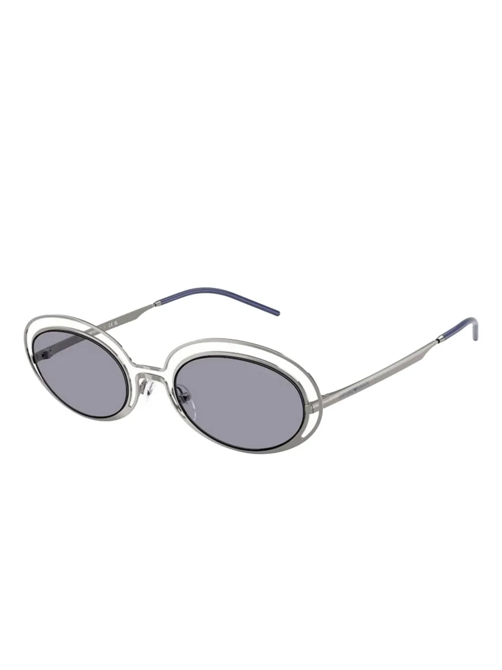 Emporio Armani oval-frame sunglasses Grijs