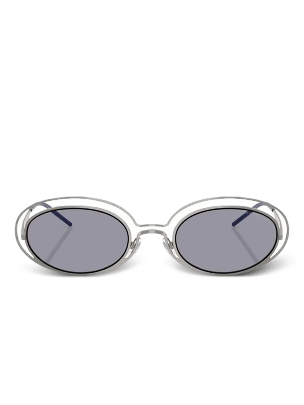 Emporio Armani oval-frame sunglasses Grijs
