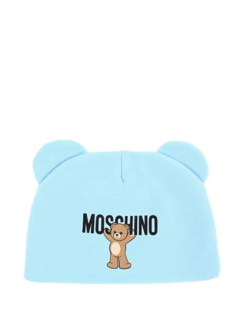 Moschino Kids bear-ear beanie