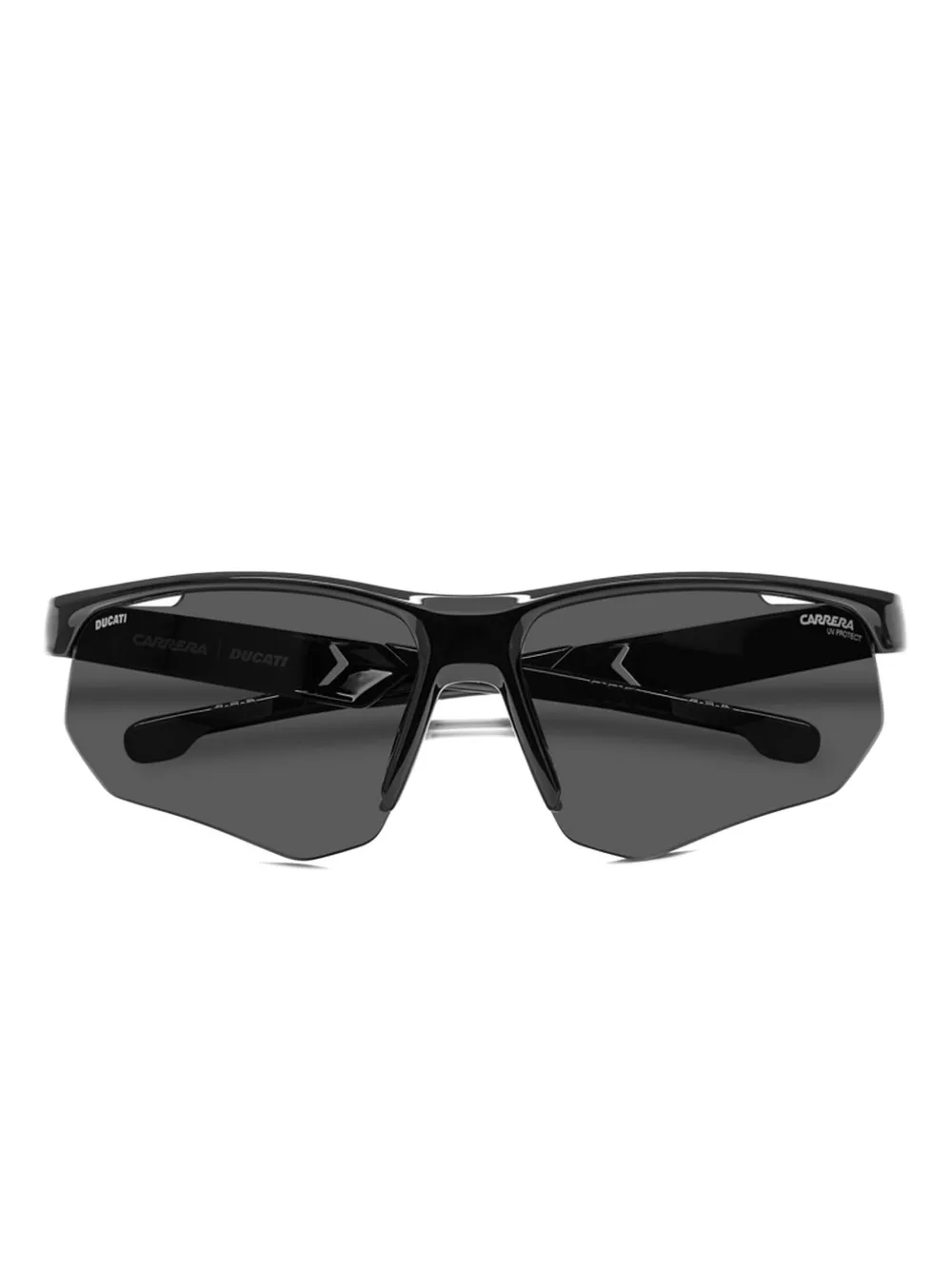 Carrera x Ducati geometric-frame sunglasses Zwart