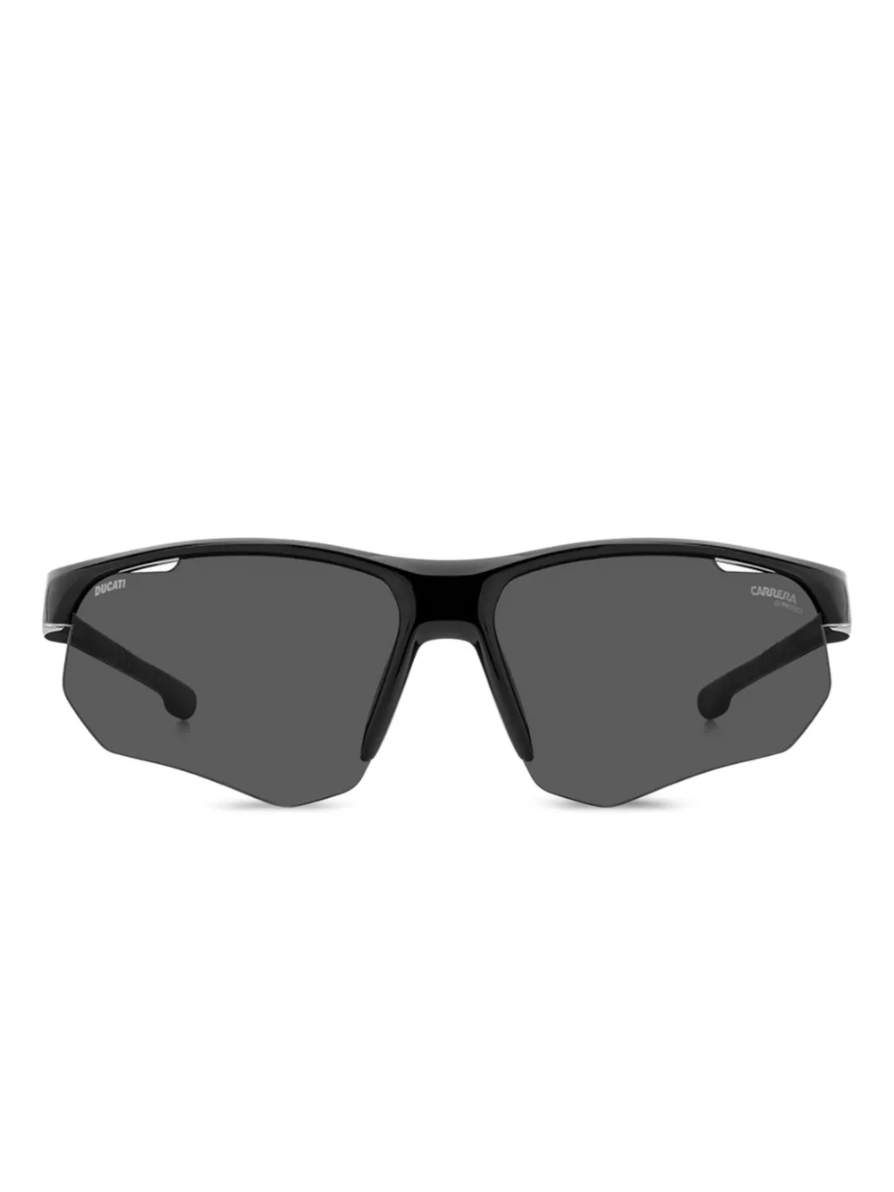 Carrera x Ducati geometric-frame sunglasses Zwart