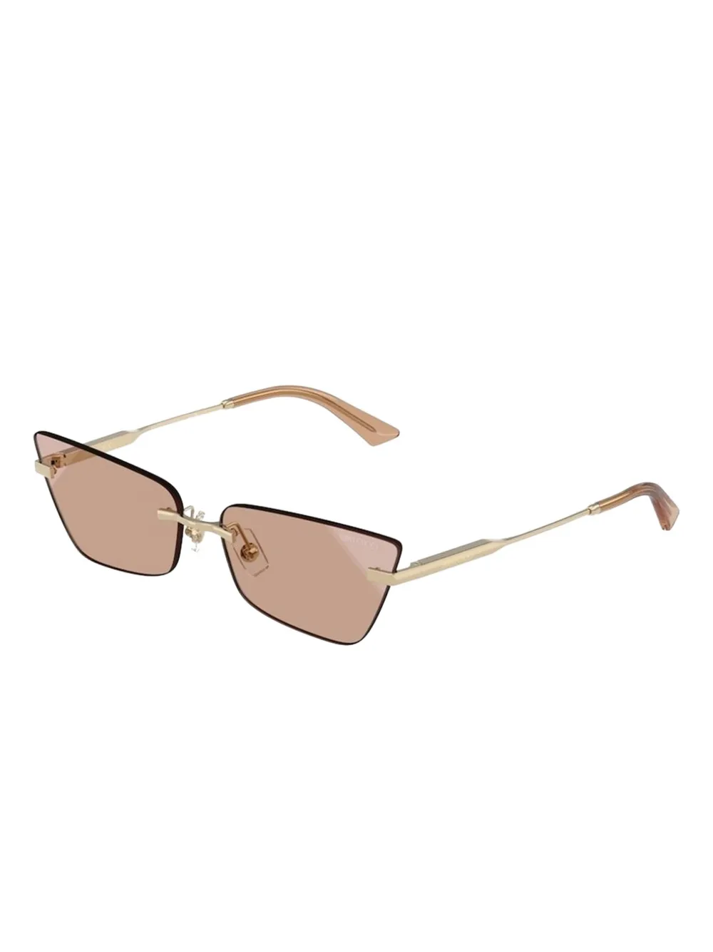 Jimmy Choo Eyewear Soraya geometric sunglasses - Goud