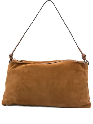 ≪STAUD≫LA発 スタウド スエード レザー ハンドバッグ PINE SHOULDER BAG BLACK
