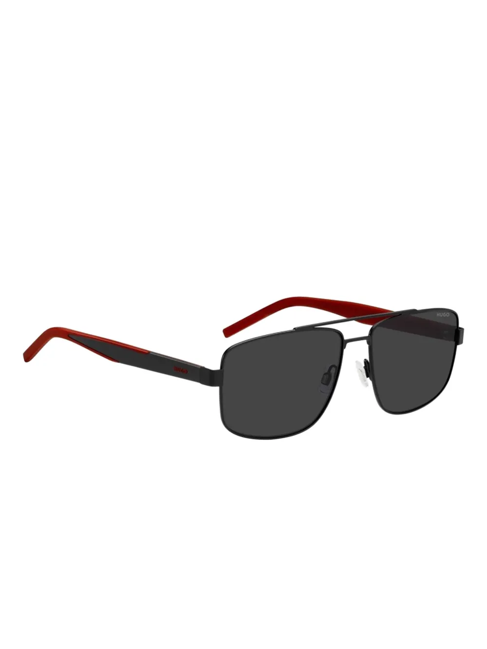  Boss Rectangle-frame Sunglasses - Black 