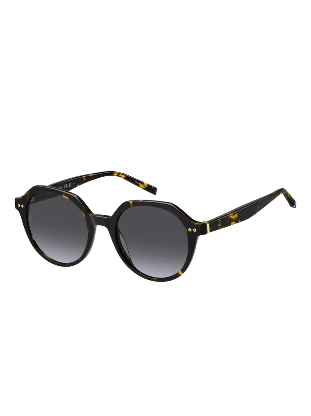 Tommy Hilfiger round-frame sunglasses - Zwart