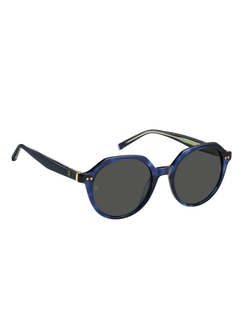 Tommy Hilfiger round-frame sunglasses - Blauw