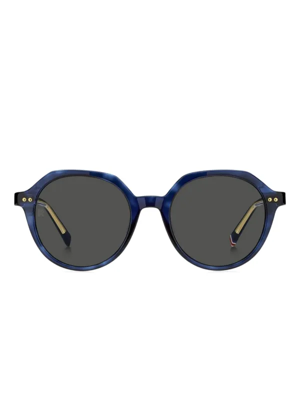 Tommy Hilfiger Lentes De Sol Con Armazón Redonda Azul FARFETCH PE