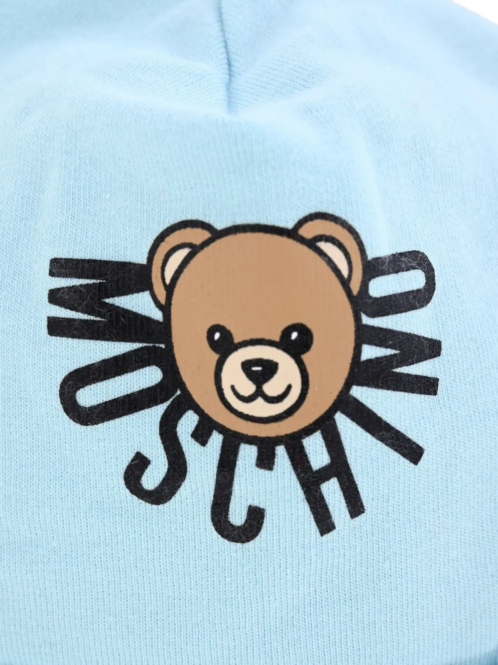 Moschino Kids Muts met teddybeerprint Blauw