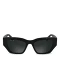 Lacoste geometric-frame sunglasses - Black