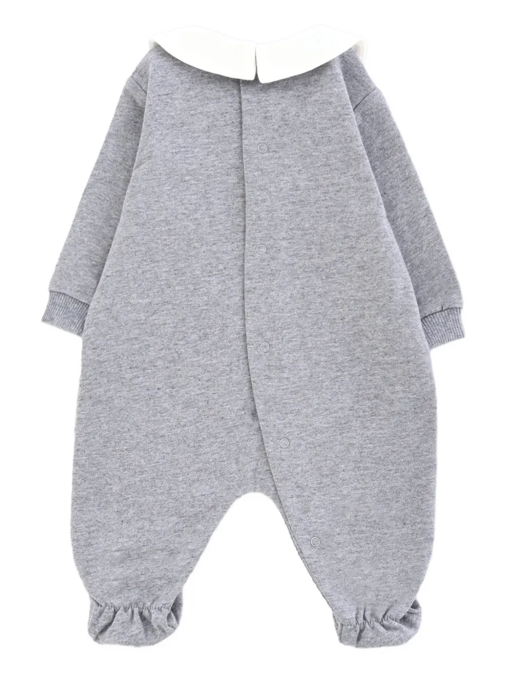 Moschino Kids Katoenen romper met teddybeerprint Grijs
