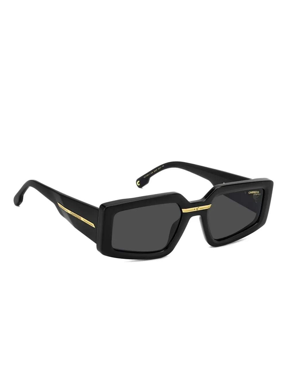 Carrera rectangle-frame sunglasses Zwart