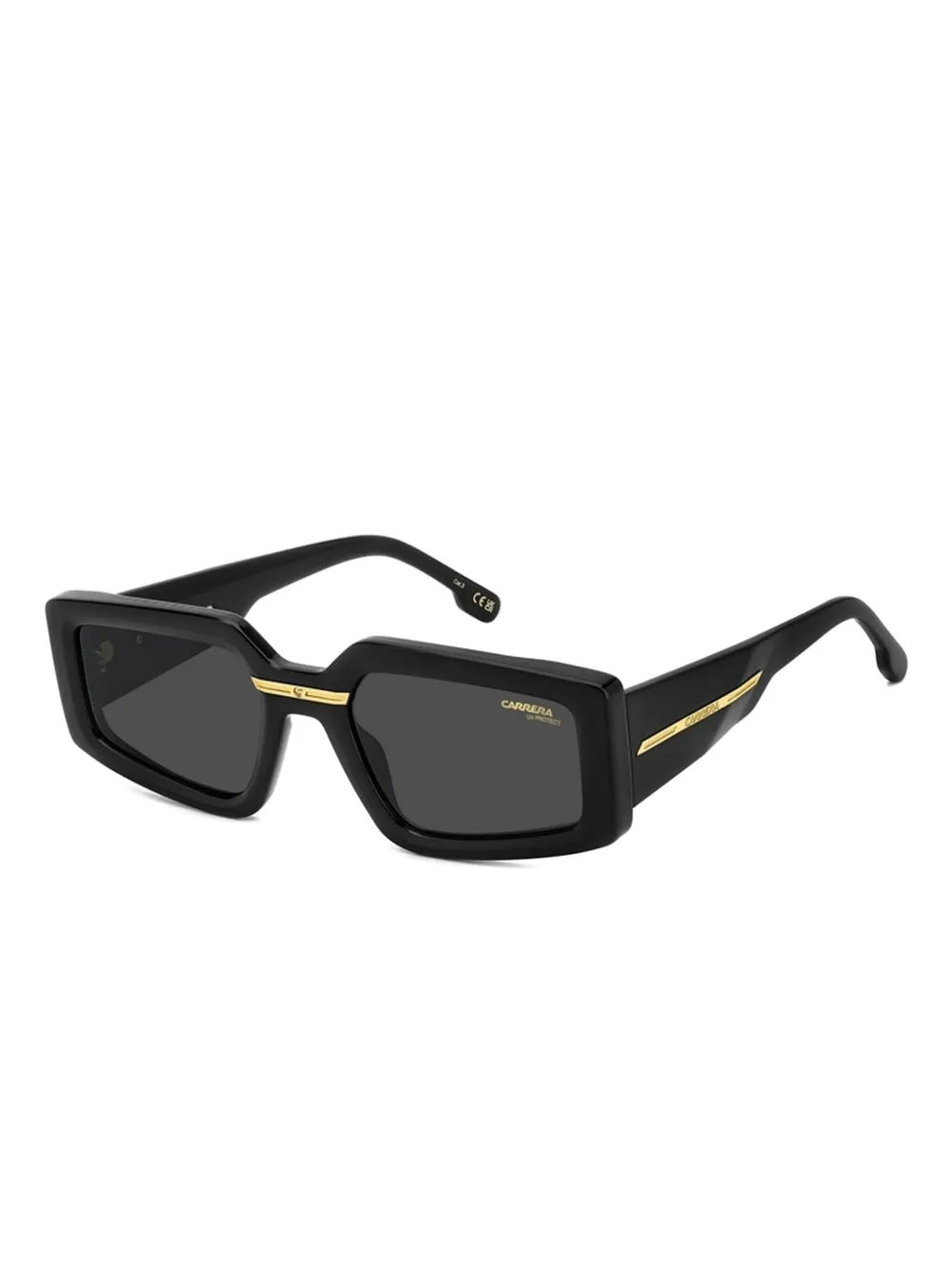 Carrera rectangle-frame sunglasses Zwart