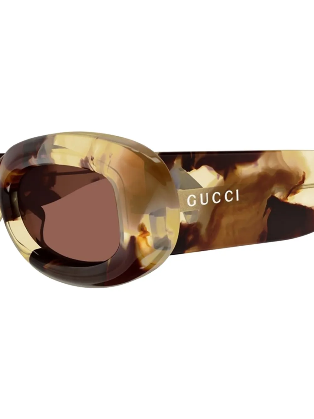 Gucci oval-frame sunglasses Bruin