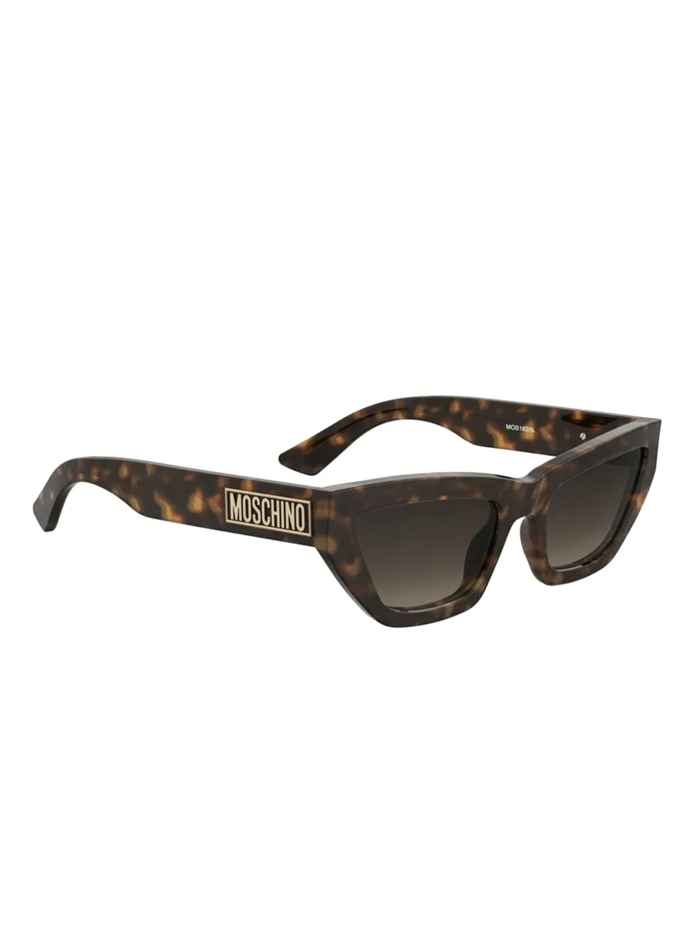Moschino cat-eye tortoiseshell sunglasses Bruin