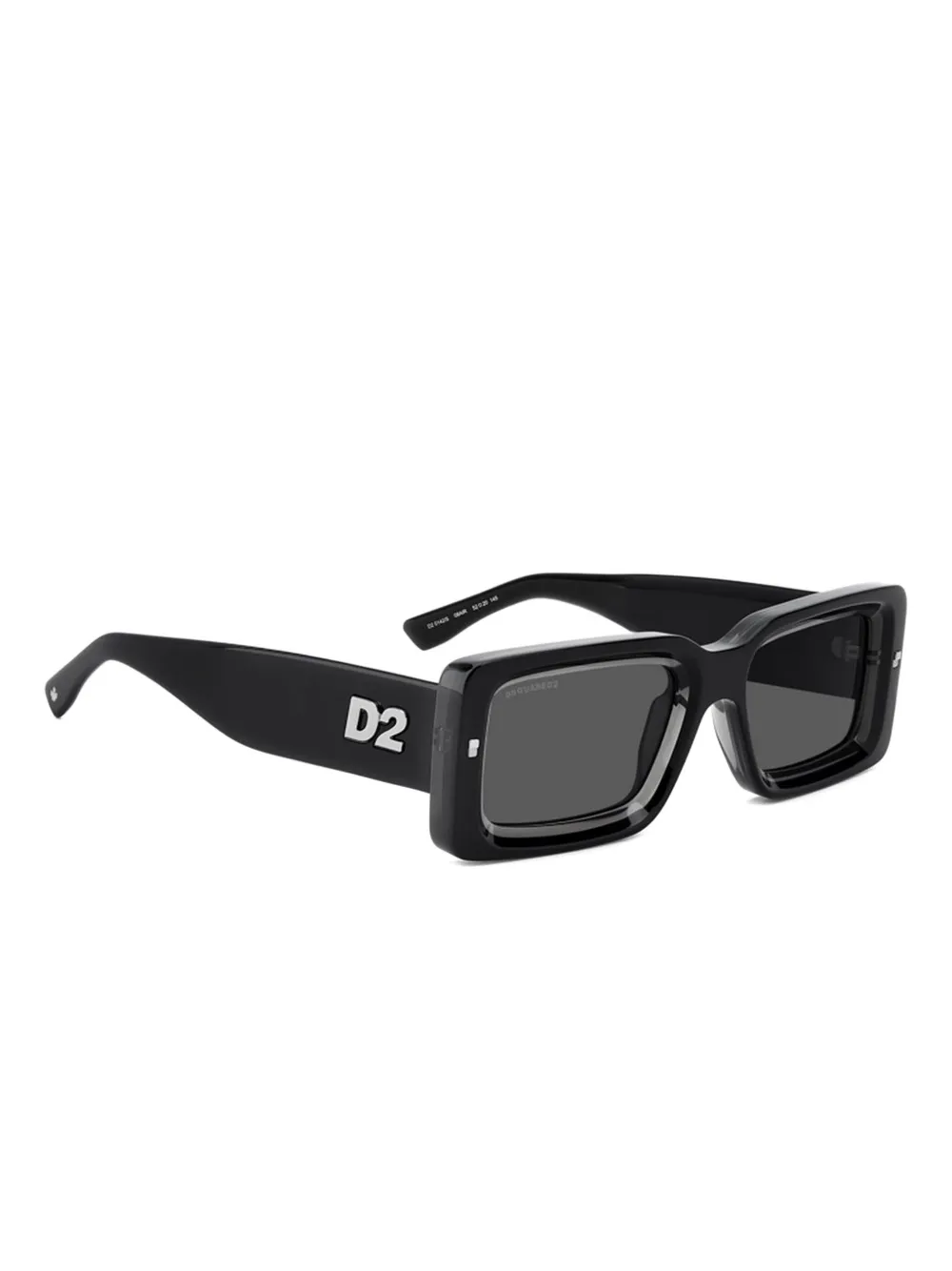 DSQUARED2 rectangle-frame sunglasses Zwart