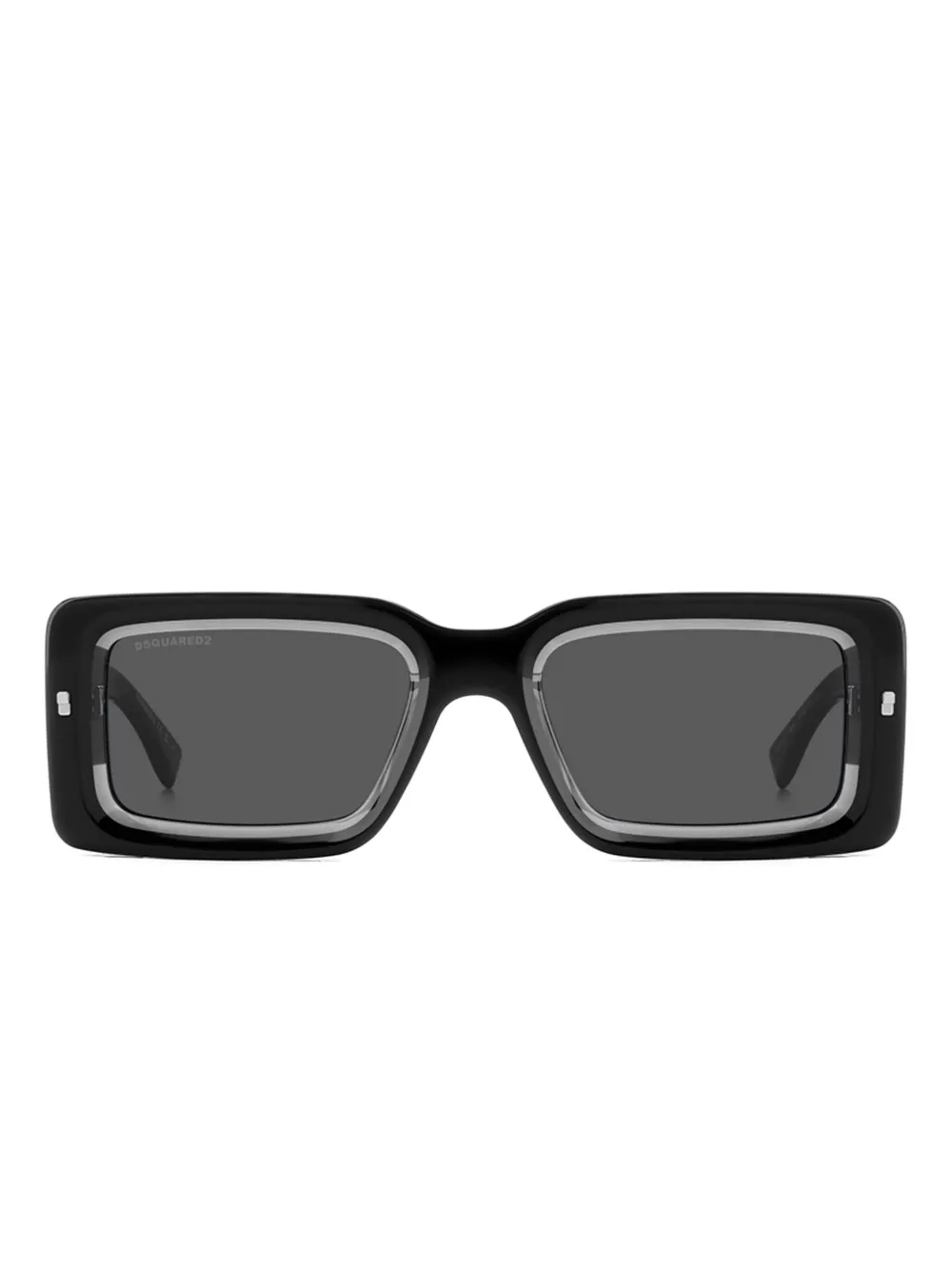 DSQUARED2 rectangle-frame sunglasses Zwart