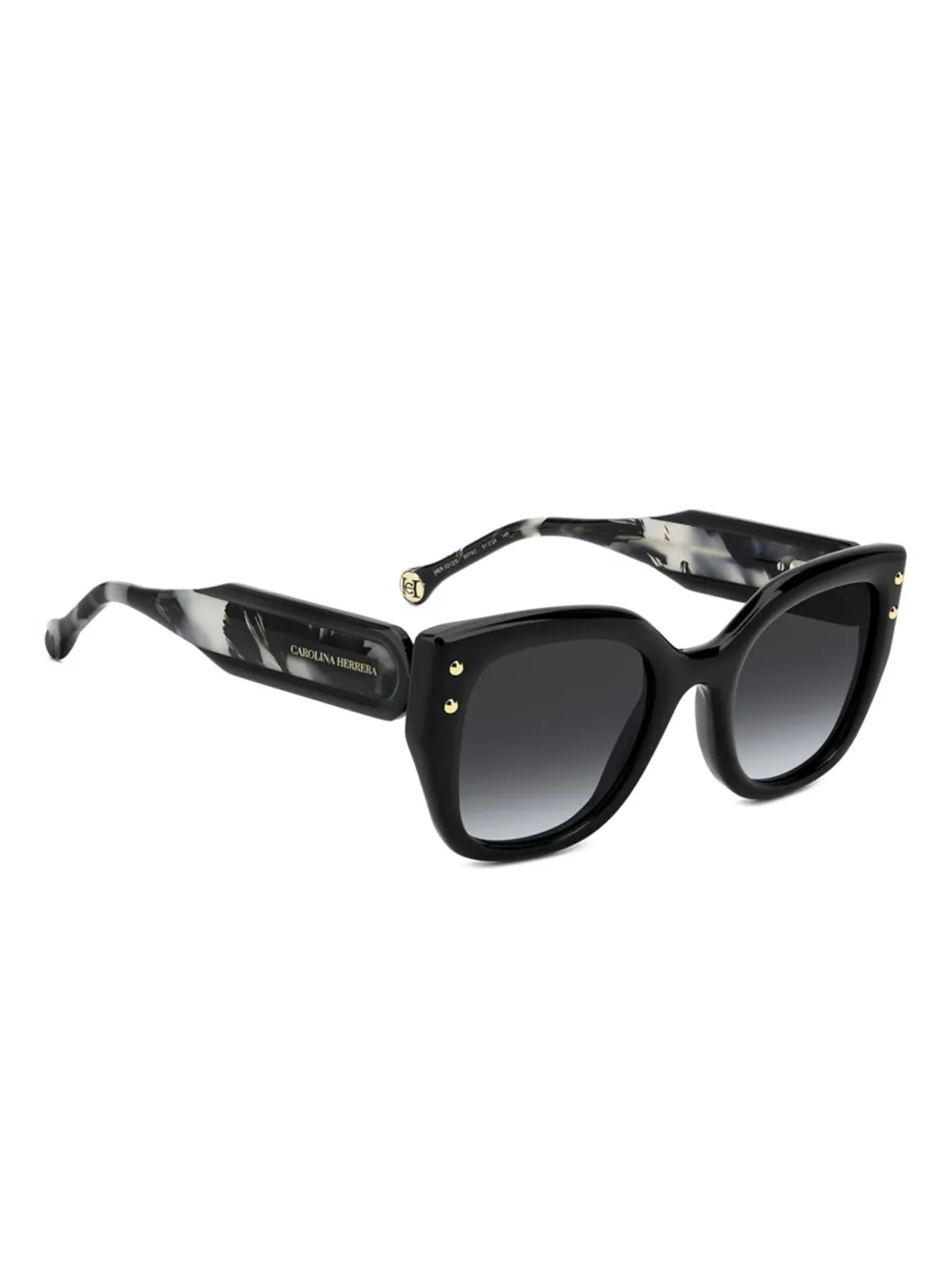 Carolina Herrera square-frame sunglasses Zwart