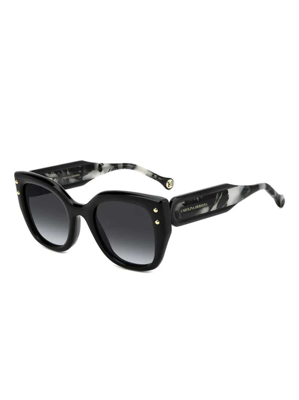 Carolina Herrera square-frame sunglasses Zwart