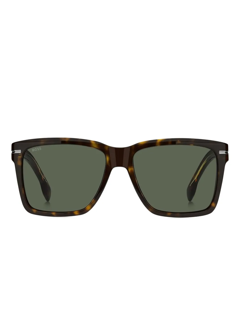 Hugo Boss Square-frame Sunglasses In Green