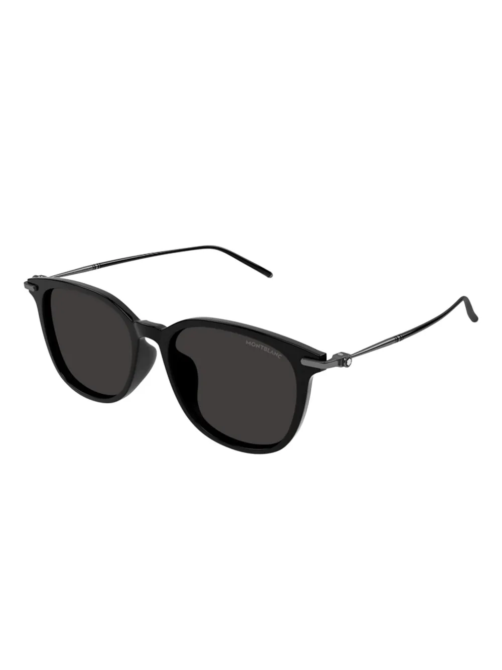 Montblanc round-frame sunglasses Zwart