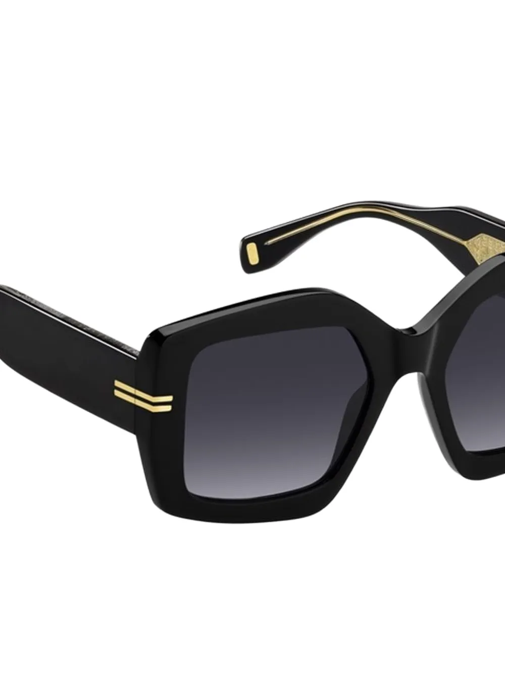 Marc Jacobs Eyewear geometric-frame sunglasses Zwart