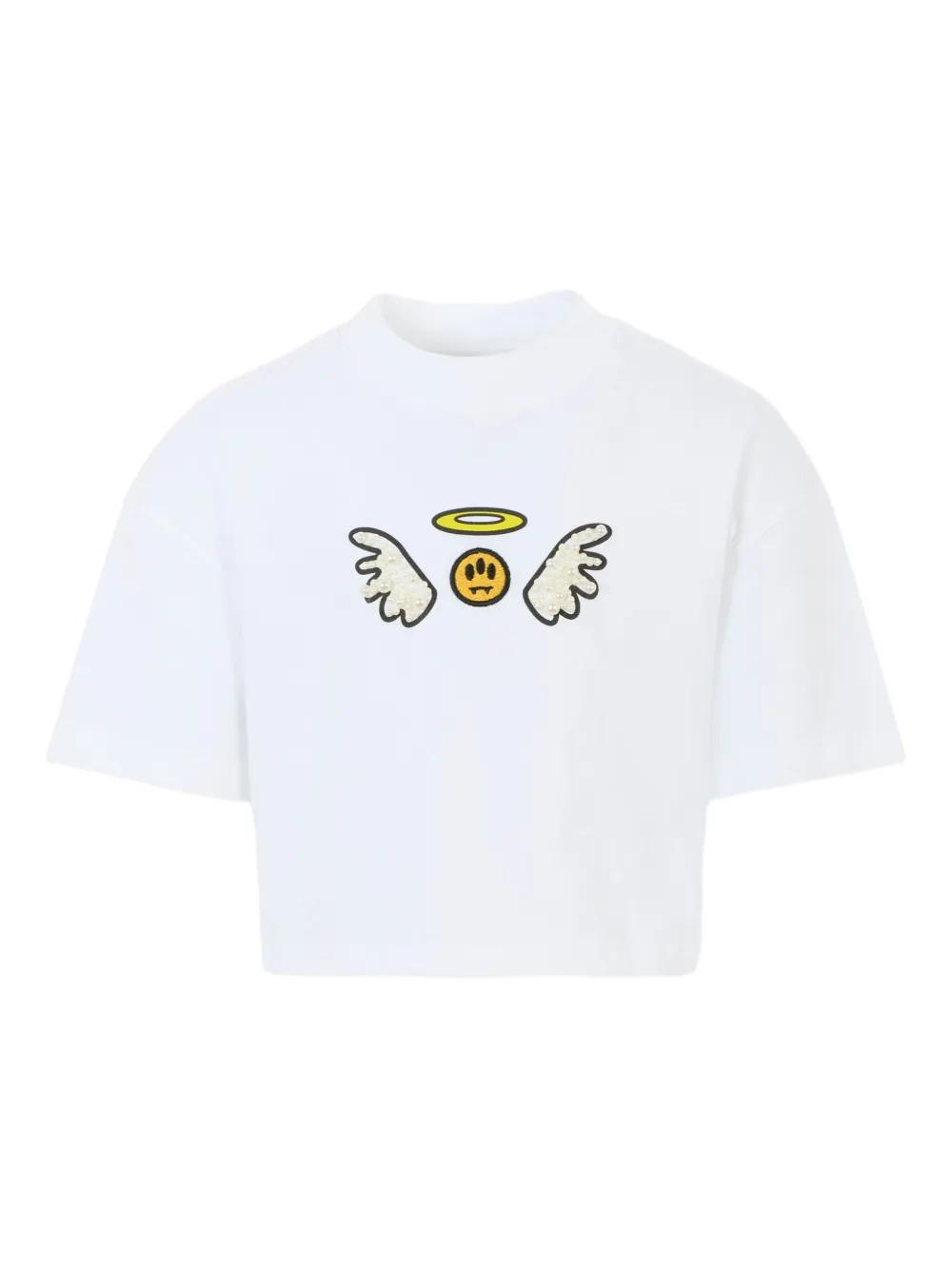Barrow kids Katoenen T-shirt met vlakken Wit