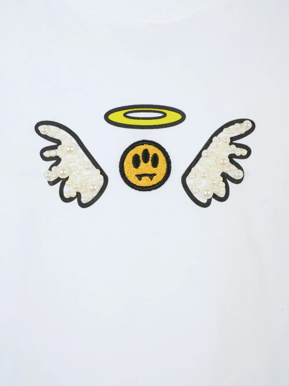 Barrow kids Katoenen T-shirt met vlakken Wit