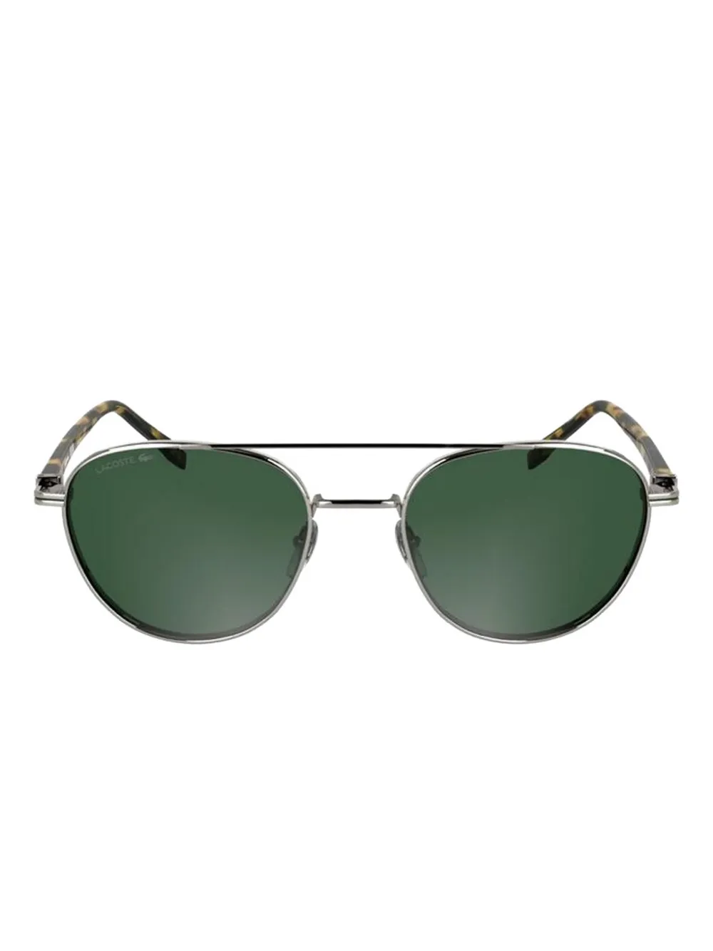 Lacoste Round-frame Sunglasses In Green