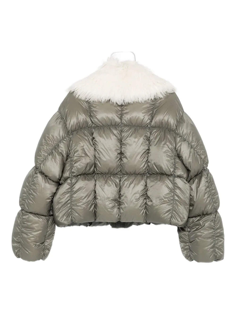 Jil Sander Quilted Jacket In Green