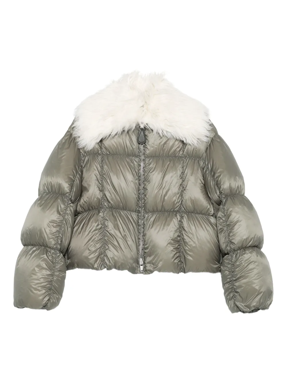 Jil Sander quilted jacket Groen
