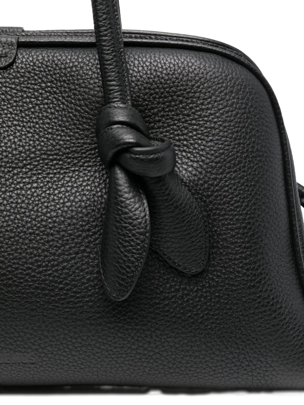 Jacquemus Tourism leren shopper Zwart