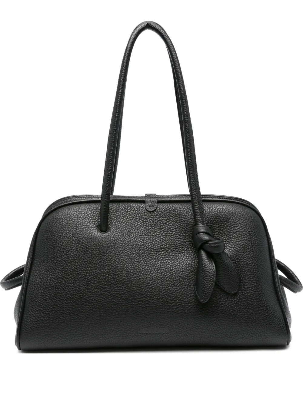 Jacquemus Tourism leren shopper Zwart