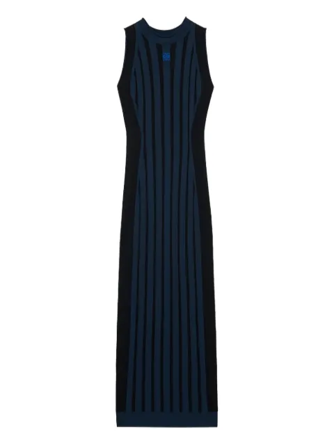 LOEWE striped sleeveless midi dress