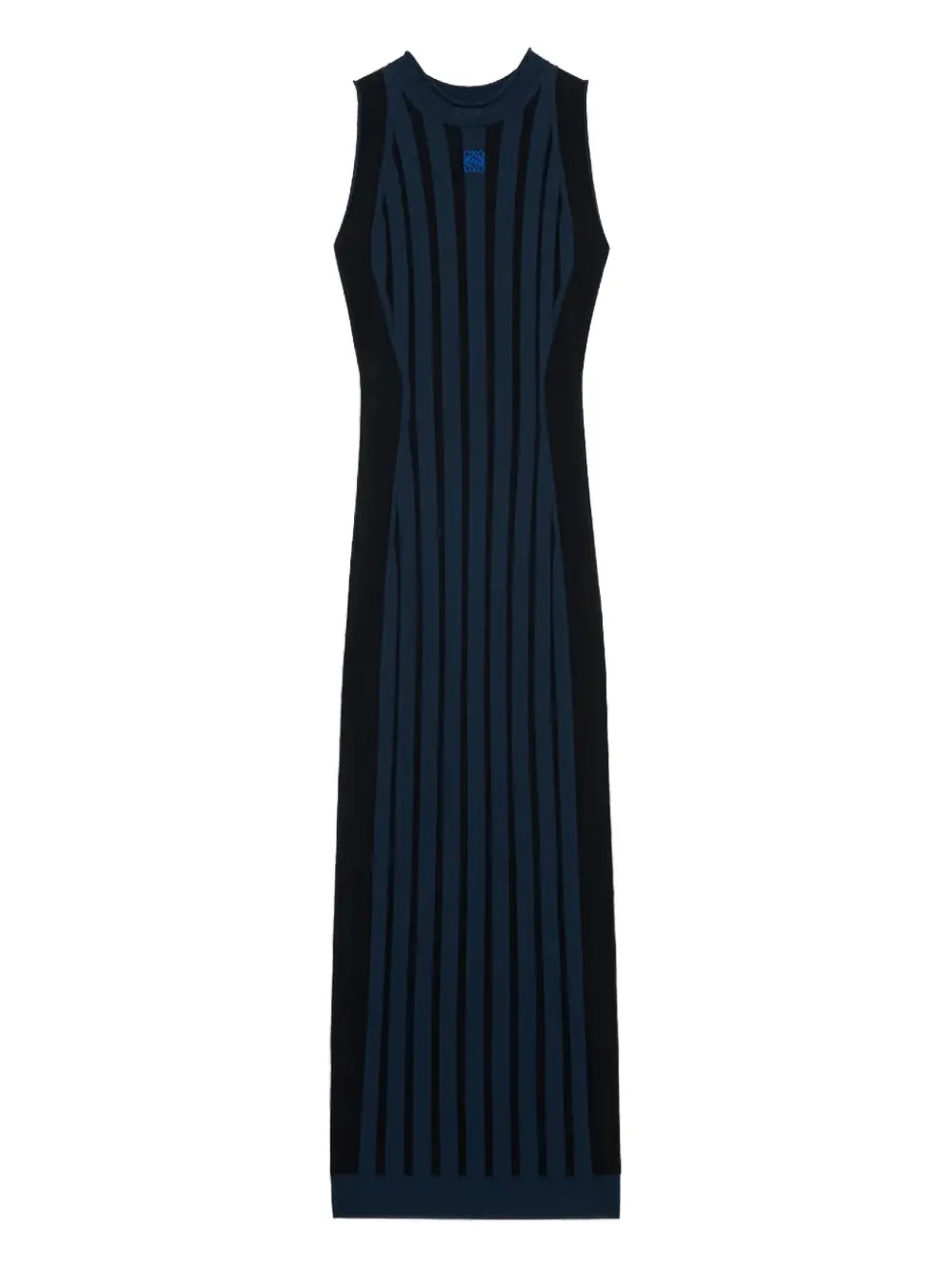 LOEWE Mouwloze midi-jurk - Blauw