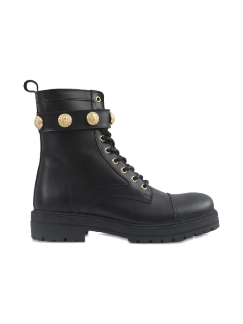 Balmain Kids botas con correa de medallón