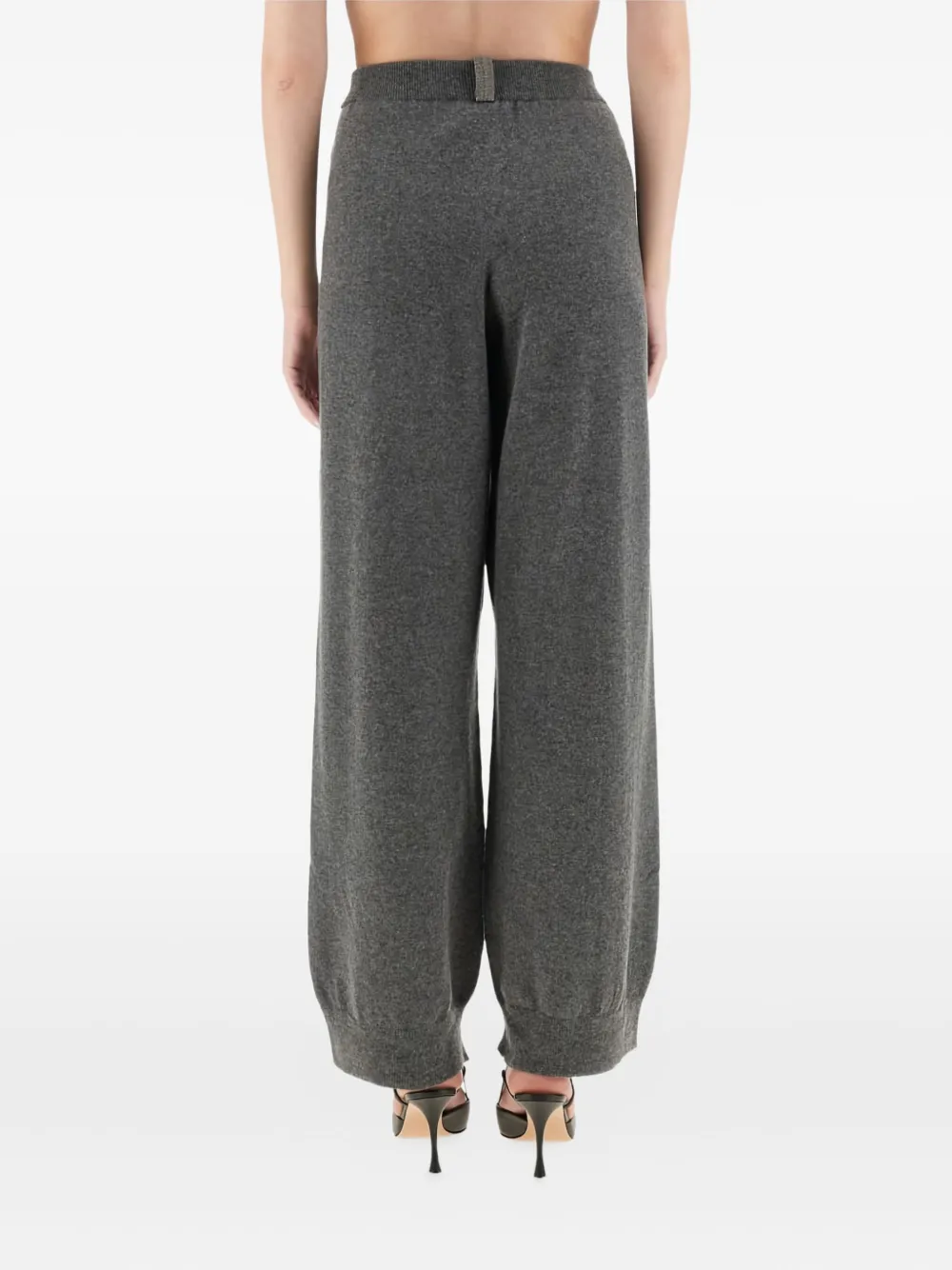 Fabiana Filippi Broek met toelopende pijpen Grijs