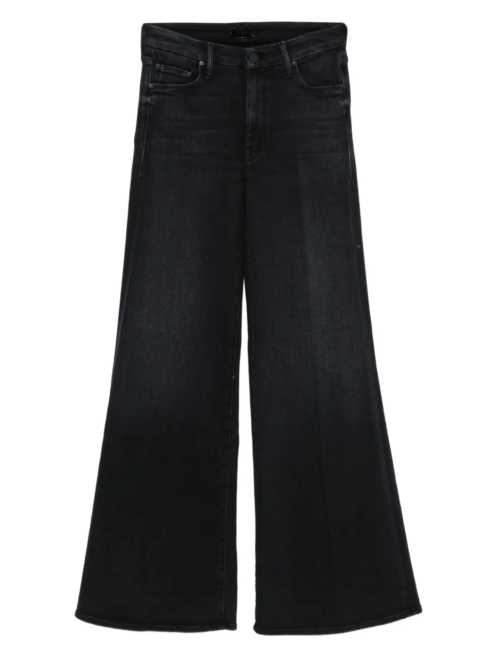 MOTHER logo-embellishment jeans Zwart